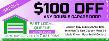 $100 off garage door repair in queens coupon